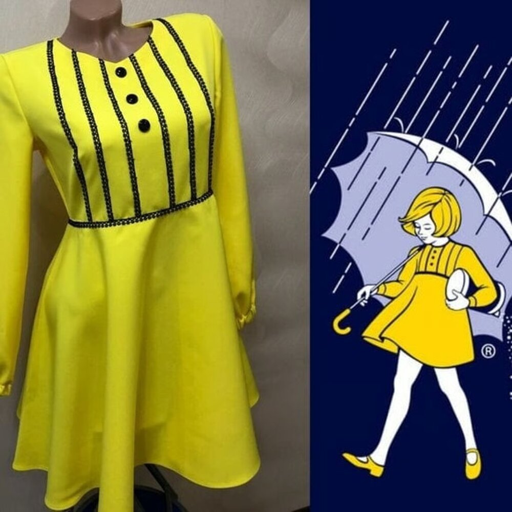 Morton's Salt Girl Costume Dress